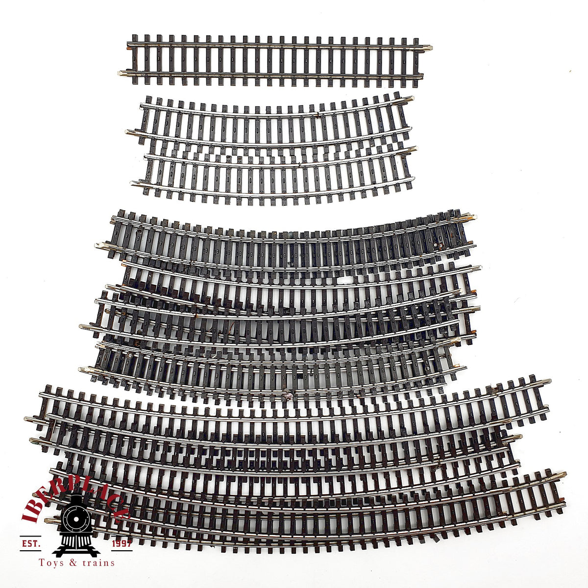 ♻️ 🛠️ Märklin K-Gleis 15x vías curvas y rectas para maqueta Escala H0 1:87 AC