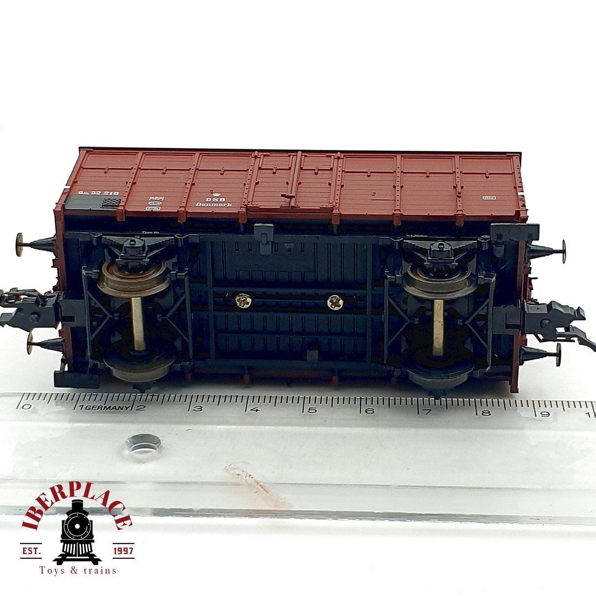 ♻️ ✨ Hobby Trade 2300-2002 vagon cerrado QHL 32216 DSB Ep III Escala H0 1:87 DC