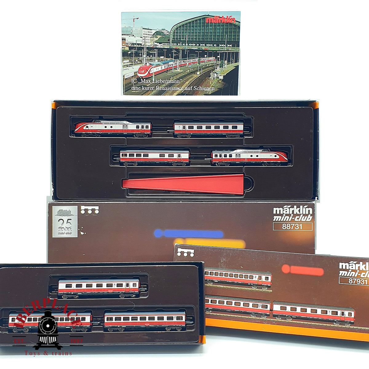 ♻️ ✨ Märklin 88731 87931 Mini-Club Set ICE Max Liebermann DR Ep V Mini-Club Escala Z 1:220