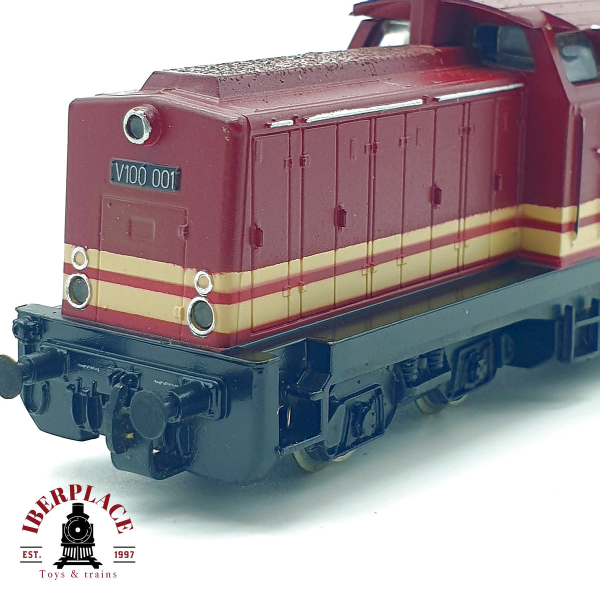 ♻️ 🚂 Gützold locomotora diesel V100 001 DR Ep III BR 100 Escala H0 1:87
