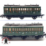 ♻️ 🛠️ Fleischmann Vagon Pasajeros 3a Cl Abteilwagen DRG Ep II DC Escala H0 1:87