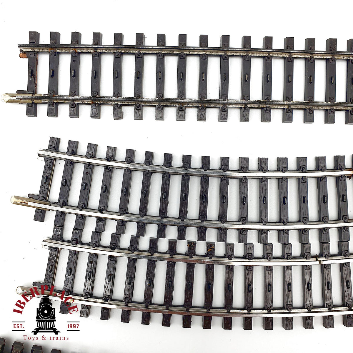 ♻️ 🛠️ Märklin K-Gleis 15x vías curvas y rectas para maqueta Escala H0 1:87 AC