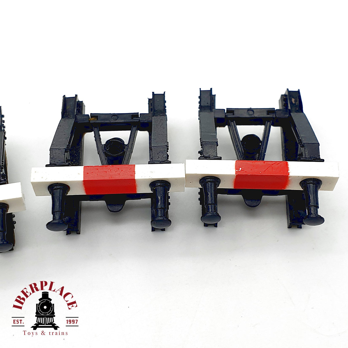 ♻️ Märklin 7391 Lote 4x Tope de vía Prellbock vía K Escala H0 1:87