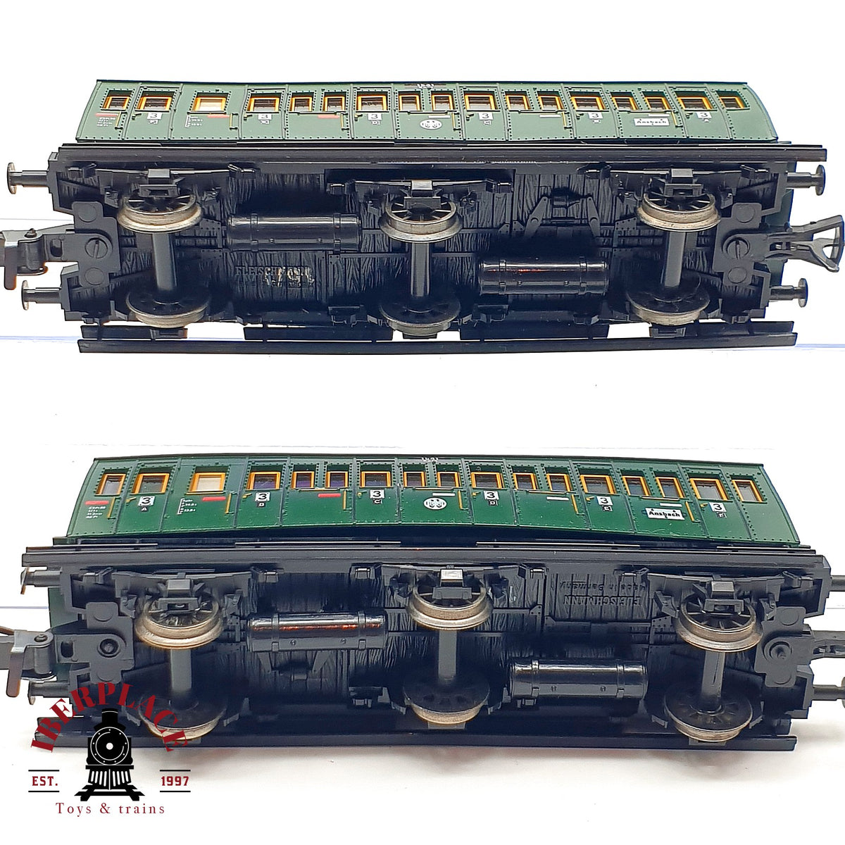 ♻️ 🛠️ Fleischmann Vagon Pasajeros 3a Cl Abteilwagen DRG Ep II DC Escala H0 1:87