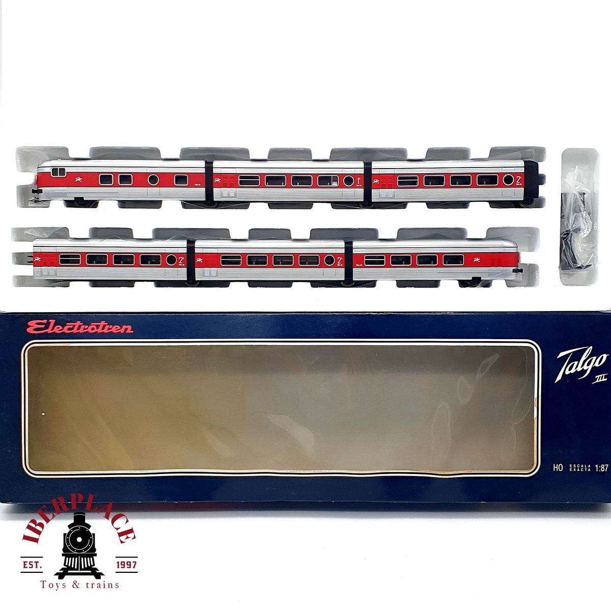 ♻️✨ Electrotren 3301K H0 Set Talgo III RENFE 6 Coches + Cafeteria Epoca IV Escala H0 1:87