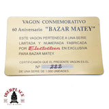 ♻️ ✨ Electrotren Vagon Bazar Matey 60 Aniversario Garita Edicion Especial DC Escala H0 1:87