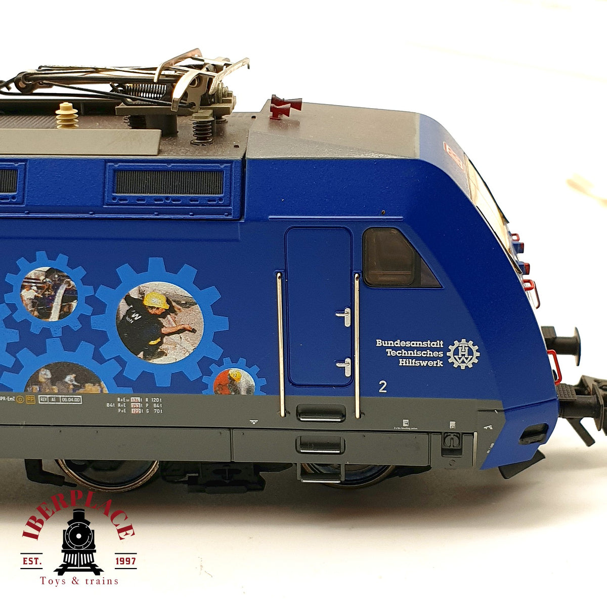♻️ 🚂  Märklin Locomotora electrica THW 101 014 DB Ep V AC Escala H0 1:87