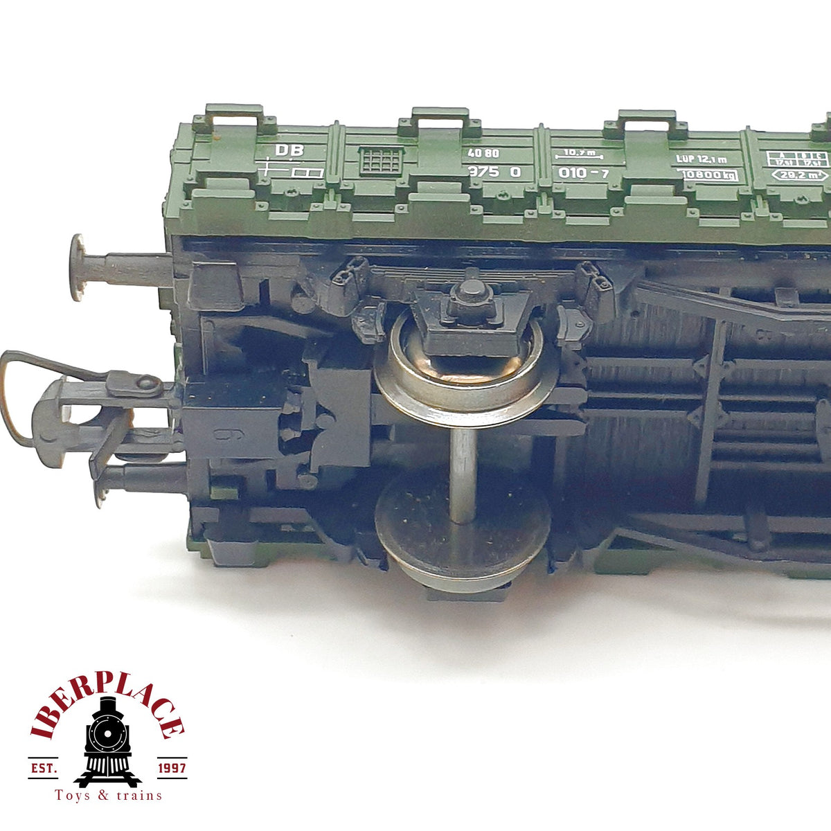 ♻️ 🚂 Roco Vagón Grua Pesada DB Kranwagen con Vagón Apoyo DC Escala H0 1:87