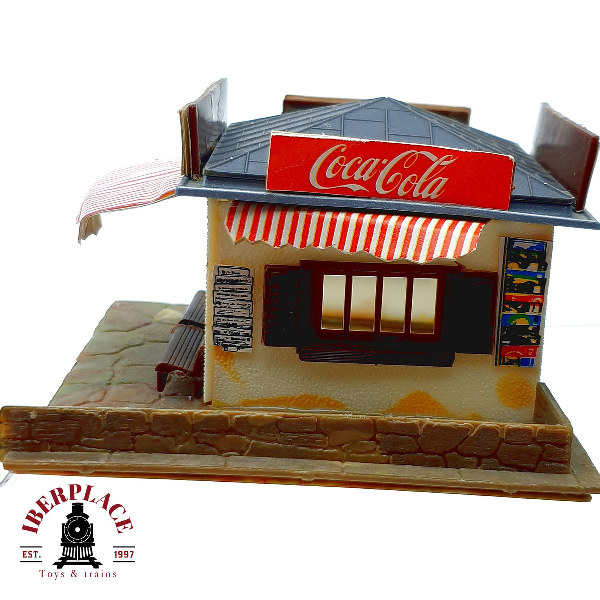 ♻️ Vollmer 3x Casa chalet familiar, quiosco Coca cola y cabaña Escala H0 1:87