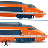 ♻️ 🚂2x cabezas motrices TGV Sud-Est SNCF naranja sin motor Dummies Escala H0 1:87