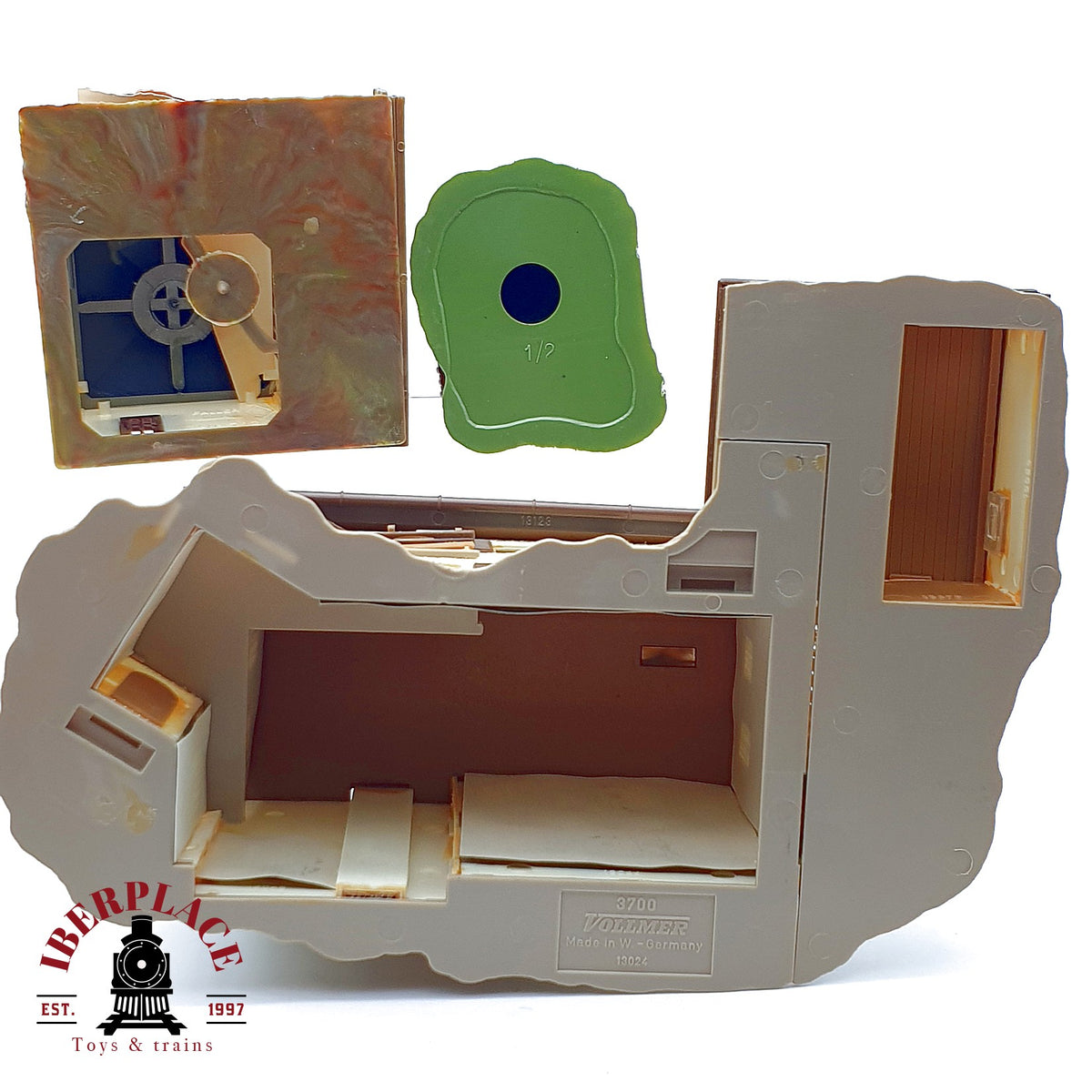 ♻️ Vollmer 3x Casa chalet familiar, quiosco Coca cola y cabaña Escala H0 1:87