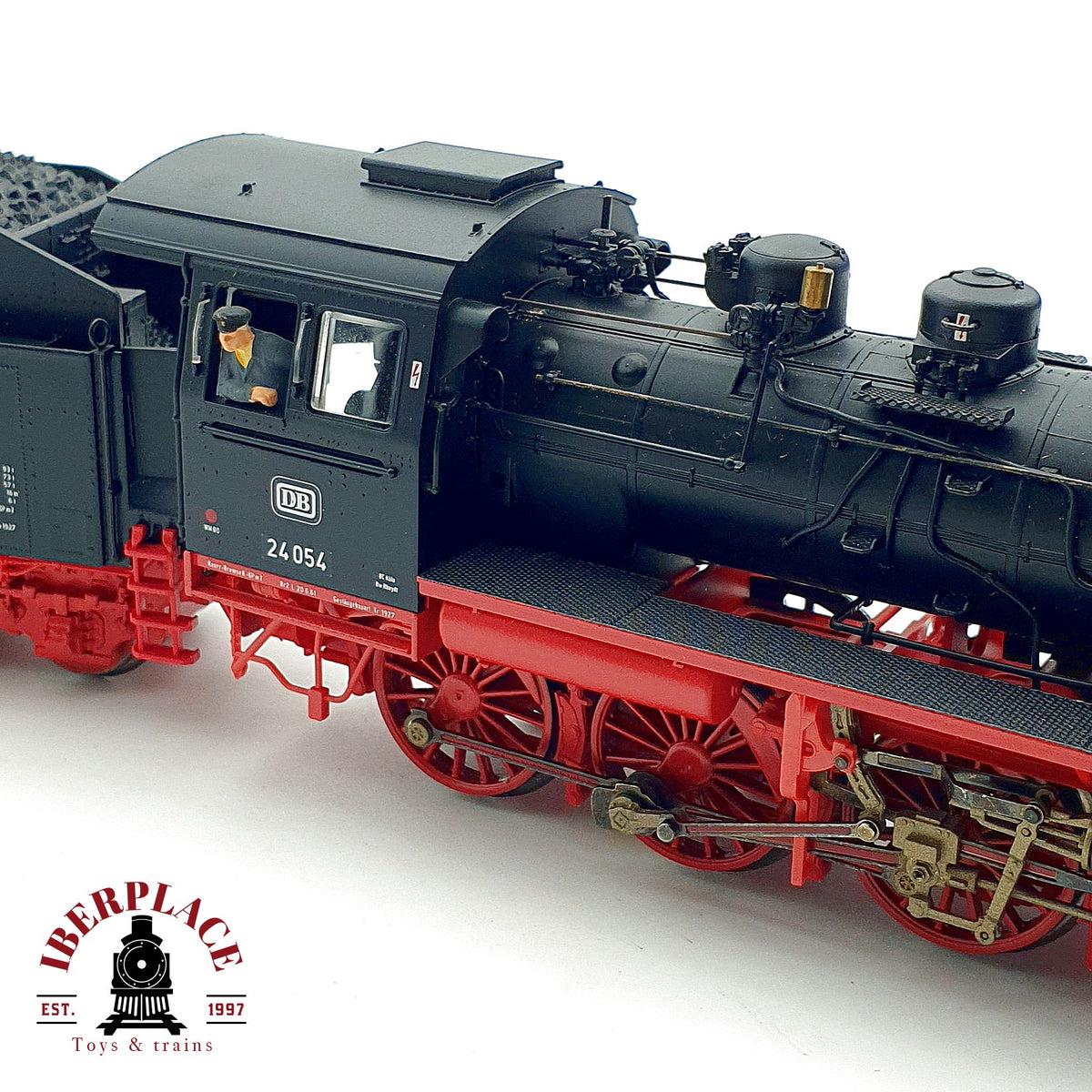 ♻️✨ Roco 62210 locomotora vapor BR 24 054 Steppenpferd DB epoca III Escala H0 1:87 DC