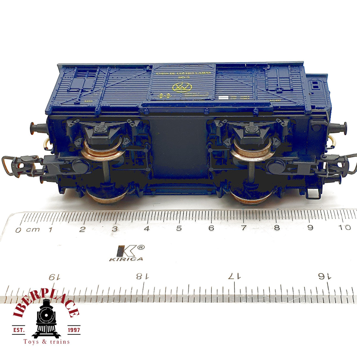 ♻️ Electrotren Vagon Cerrado Garita Cia de Coches Camas IRUN RENFE DC Escala H0 1:87 2/2