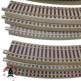 ♻️ ✨ Roco 61123 geoLINE 12x vía curva R3 con balasto para maqueta Escala H0 1:87 DC