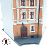 ♻️ Kibri Edificio esquinero con tienda de motos maqueta Escala H0 1:87