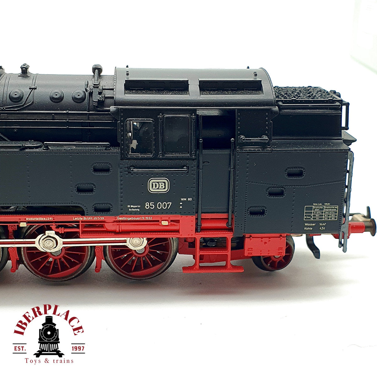 ♻️✨ Märklin 3709 Digital Locomotora BR 85 007 DB Ep III AC Tenderlok Höllental Escala H0 1:87
