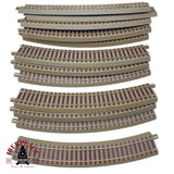 ♻️ ✨ Roco 61123 geoLINE 12x vía curva R3 con balasto para maqueta Escala H0 1:87 DC