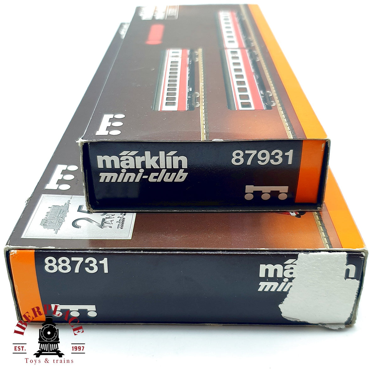 ♻️ ✨ Märklin 88731 87931 Mini-Club Set ICE Max Liebermann DR Ep V Mini-Club Escala Z 1:220