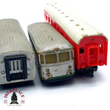 ♻️ 🚂 Tren Electrico Locomotora articulada Vagones Pasajeros RENFE DC Escala H0 1:87