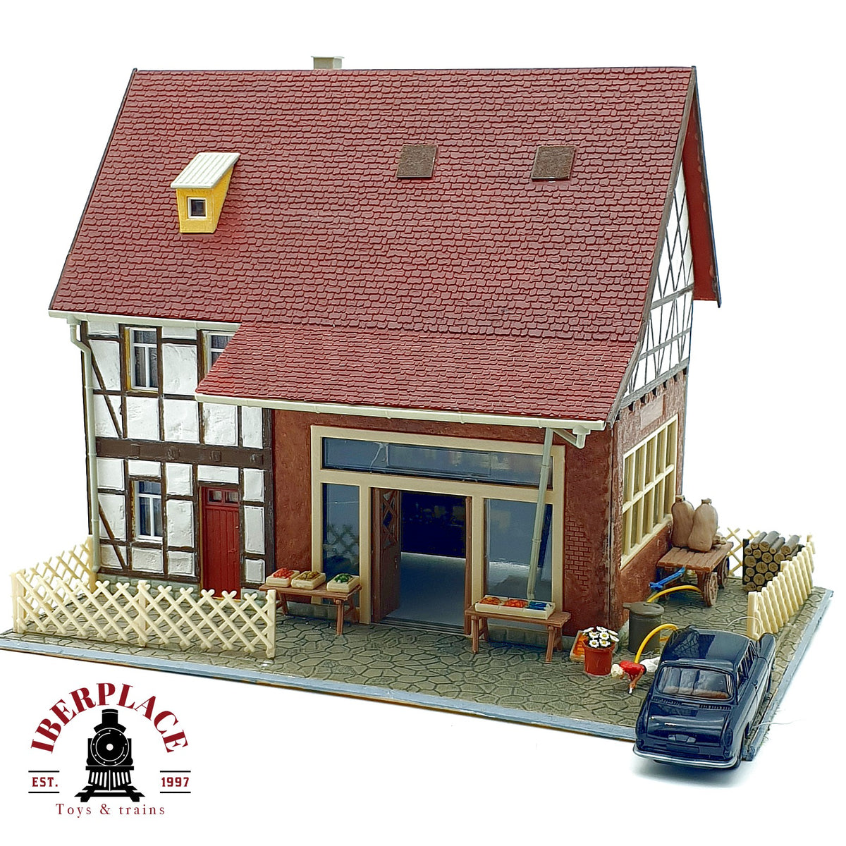 ♻️ Vollmer 50711  Tienda de campo Fachwerkhaus Casa maqueta Escala H0 1:87