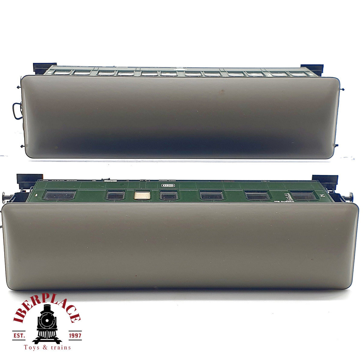 ♻️ Liliput 2x vagones Langenschwalbacher DB Ep III 1/2 Kl 2  DC  Escala H0 1:87