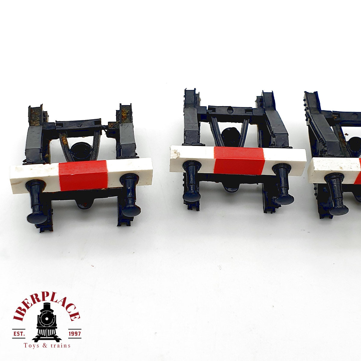 ♻️ Märklin 7391 Lote 4x Tope de vía Prellbock vía K Escala H0 1:87 2/2