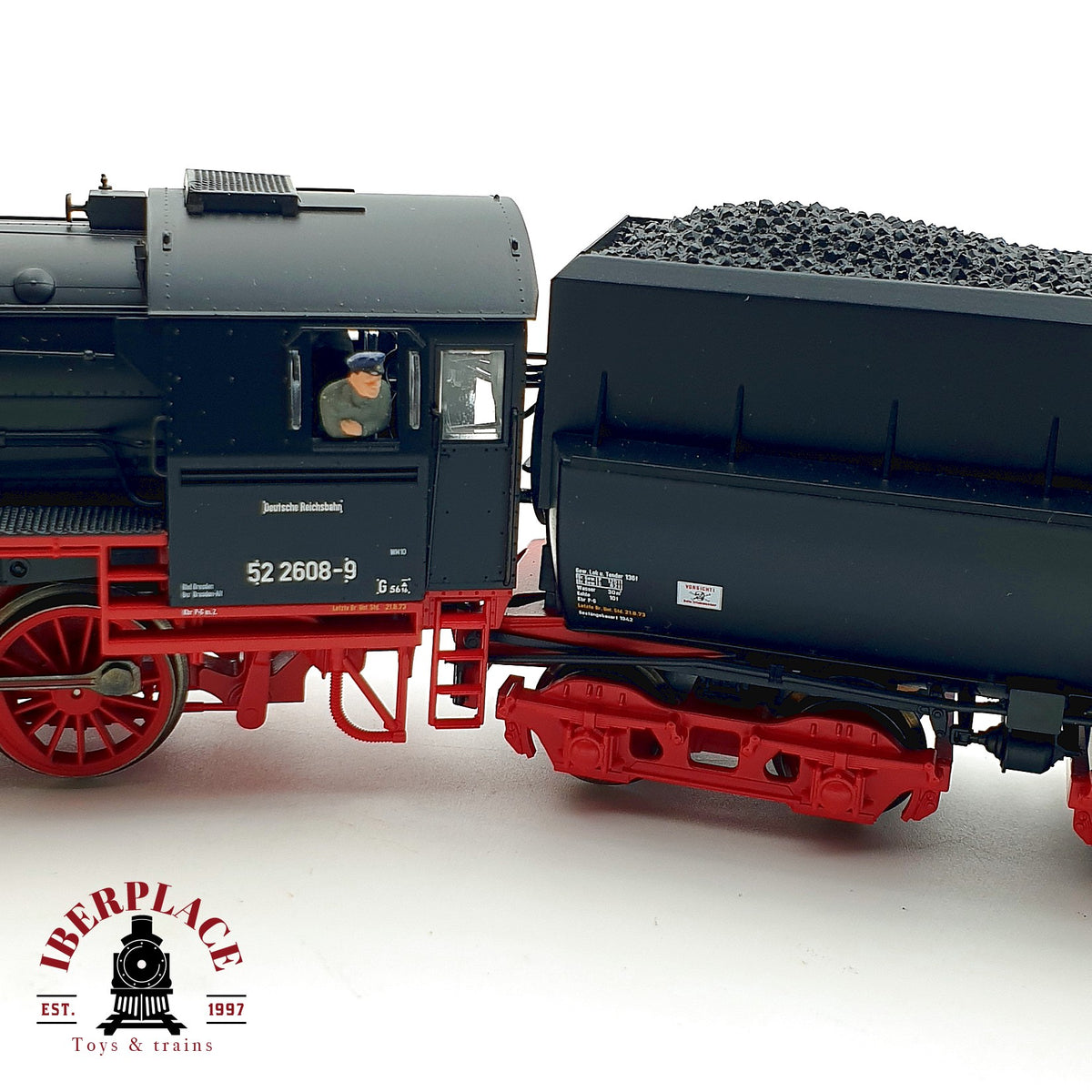♻️✨ Roco 62276 Dig. locomotora vapor BR 52 2608-9 DR época IV Escala H0 1:87 DC