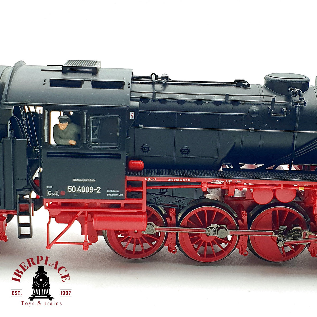 ♻️✨ Roco 62180 locomotora vapor BR 50 4009-2 Franco-Crosti DR Ep IV Escala H0 1:87 DC