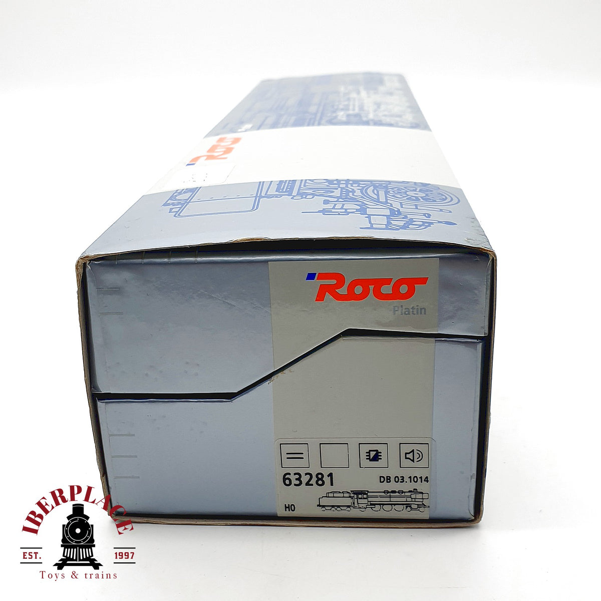 ♻️ Roco 63281 caja vacía de la locomotora BR 03 DB con instrucciones y accesorios Escala H0 1:87