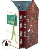 ♻️ Edificio de viviendas esquinero clasico fachada urbana Escala H0 1:87