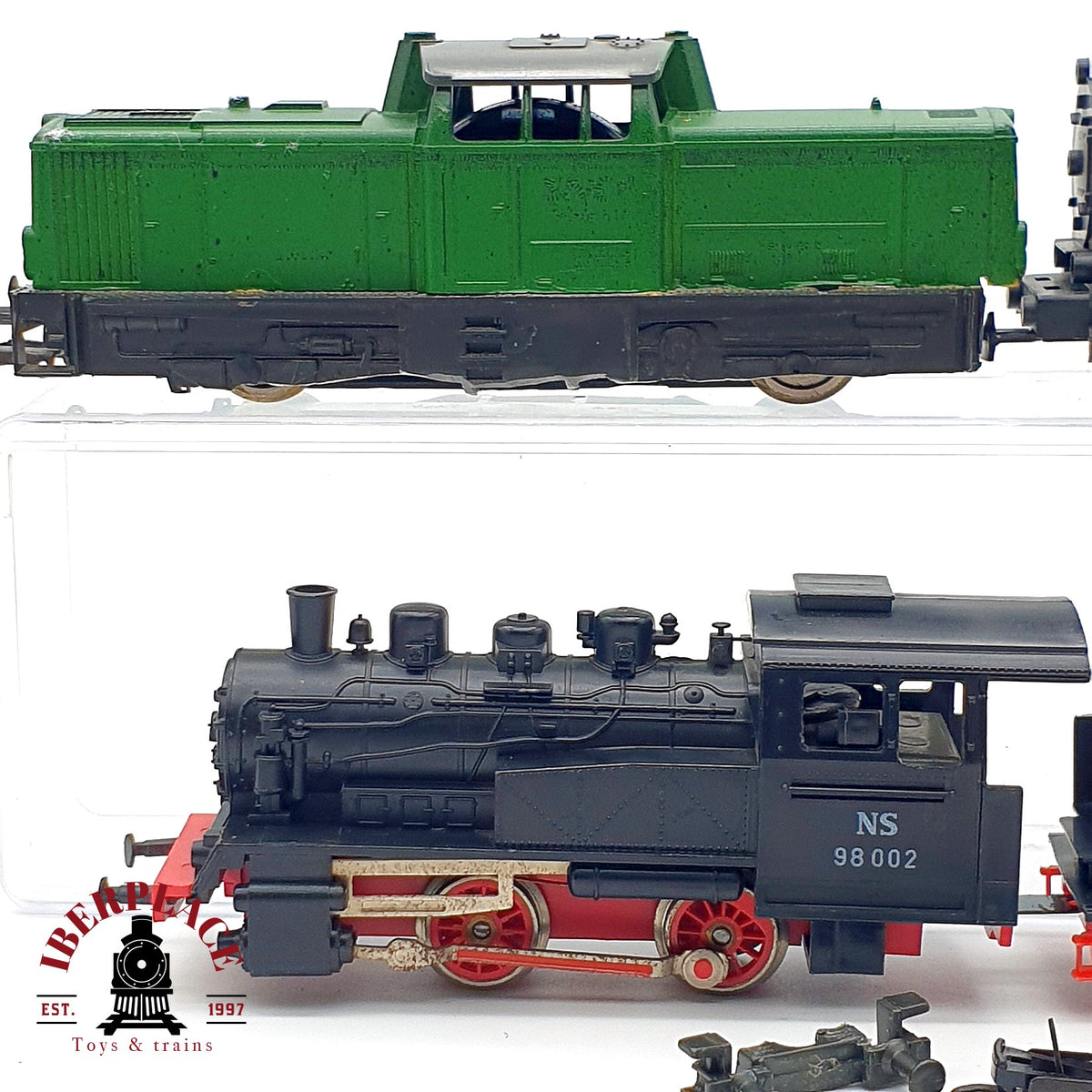♻️ 🚂 Lima 3x Locomotoras Vapor NS 98002 Tender y Diesel V36 Escala H0 1:87