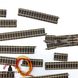 ♻️ 🧩  Fleischmann Lote Vias Fleischmann Profi Gleis Defectuosas Cortadas Desvios Escala N 1:160