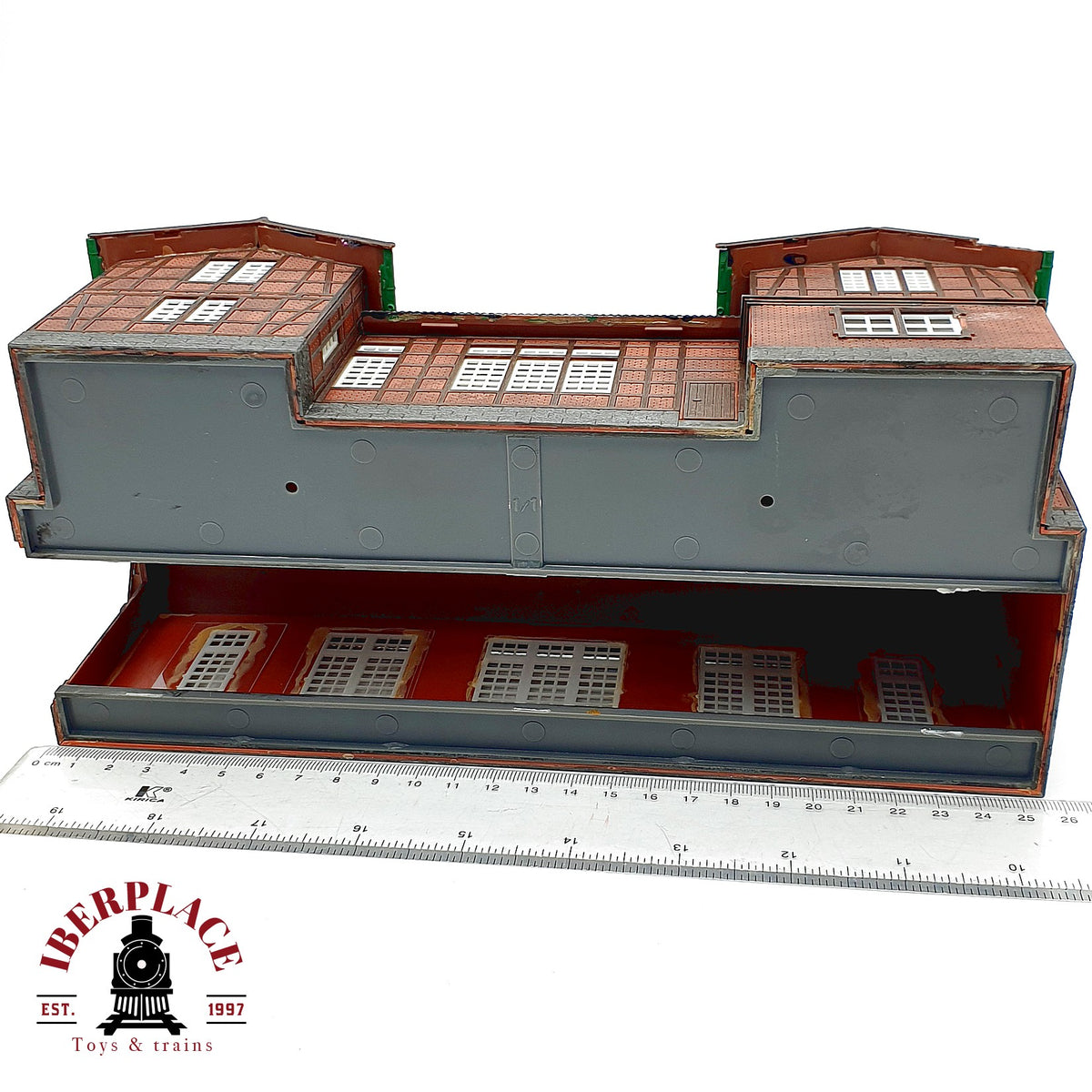 ♻️ Almacen mercancias Witzleben entramado madera Escala H0 1:87