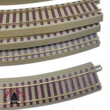 ♻️ ✨ Roco 61123 geoLINE 12x vía curva R3 con balasto para maqueta Escala H0 1:87 DC