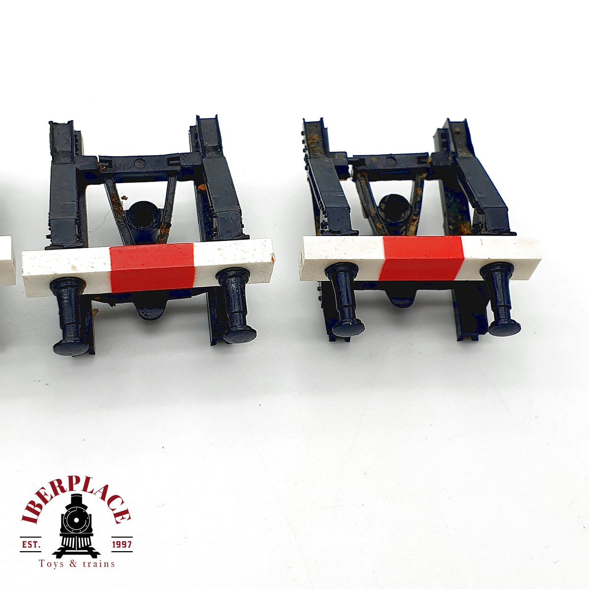 ♻️ Märklin 7391 Lote 4x Tope de vía Prellbock vía K Escala H0 1:87 2/2