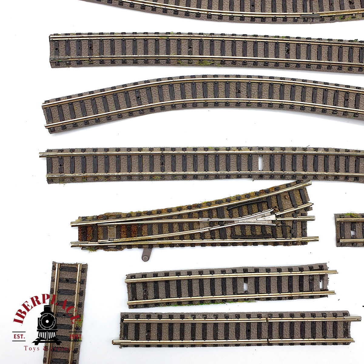 ♻️ 🧩  Fleischmann Lote Vias Fleischmann Profi Gleis Defectuosas Cortadas Desvios Escala N 1:160