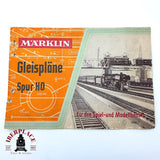 ♻️ 🚂 Märklin 0320 Libro Planos de Vias Gleispläne Vintage Escala H0 1:87