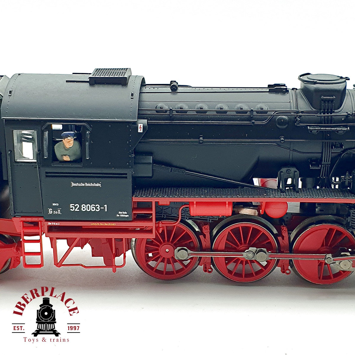 ♻️✨ Roco 62184 locomotora vapor BR 52 8063-1 Reko DR epoca IV Escala H0 1:87 DC