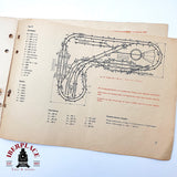 ♻️ 🚂 Märklin 0320 Libro Planos de Vias Gleispläne Vintage Escala H0 1:87