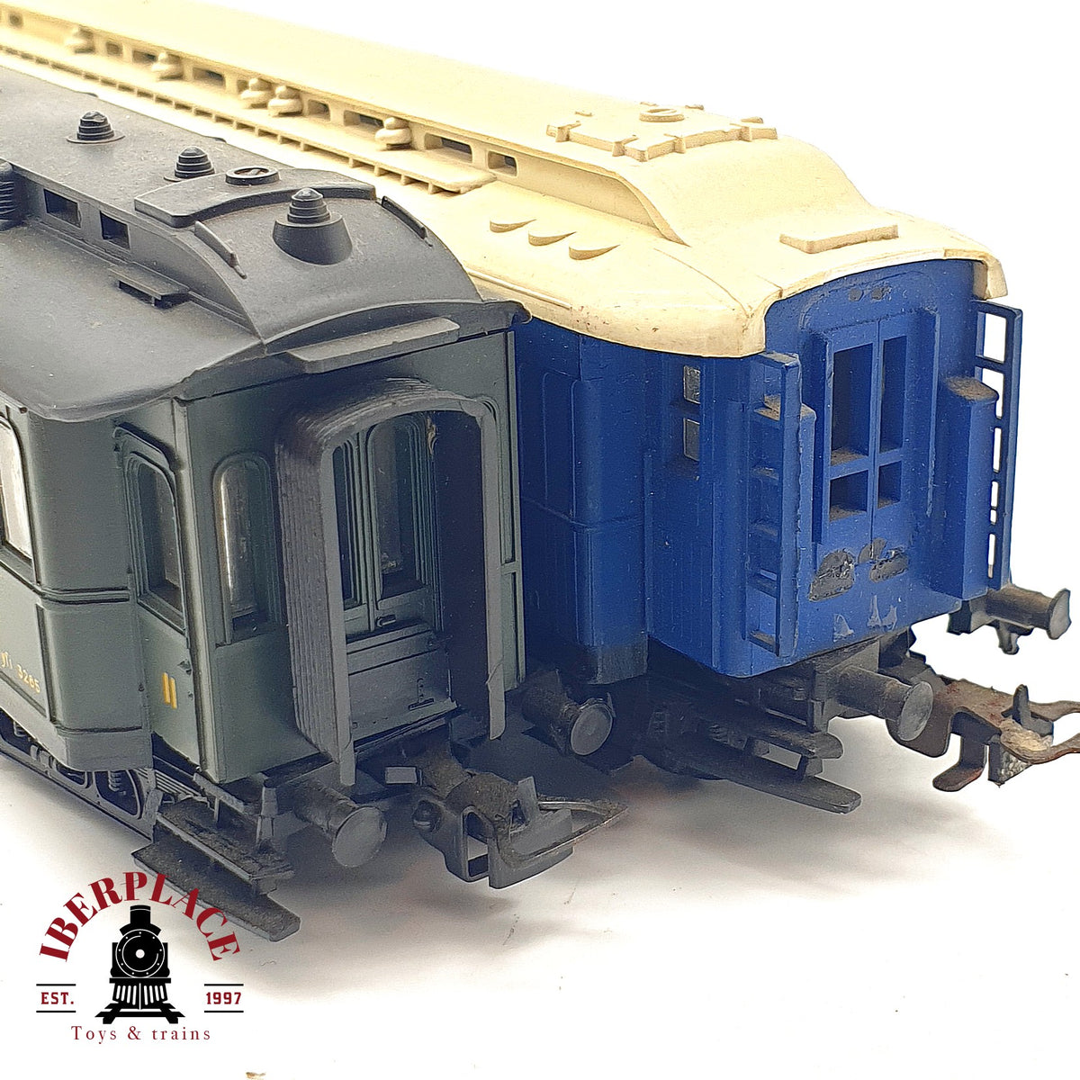 ♻️ 🚂 Liliput 2x Vagones Pasajeros CIWL Restaurante P.O.-MIDI Ep II Escala H0 1:87