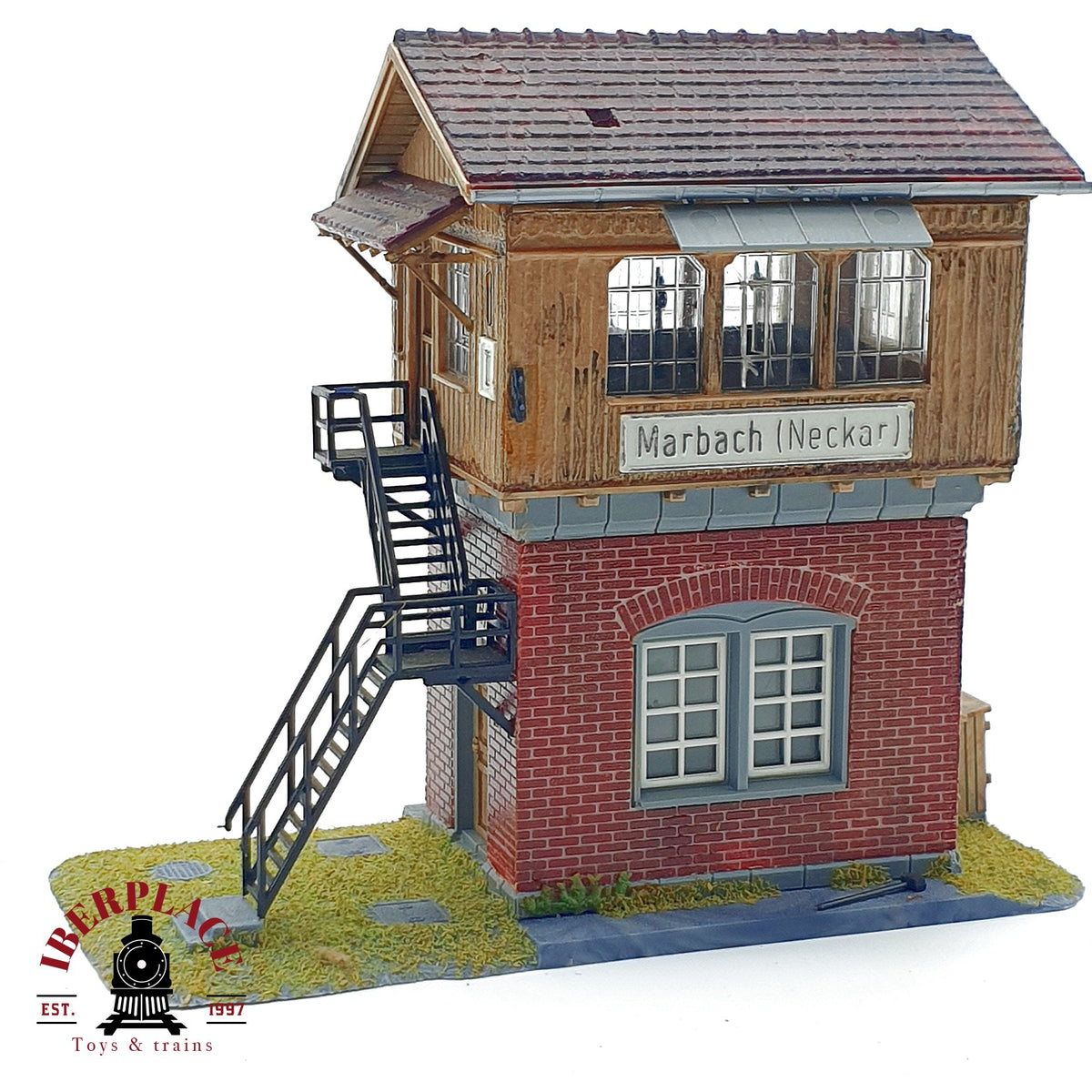 ♻️ 🚂 Kibri caja de señales Marbach Neckar  Escala H0 1:87