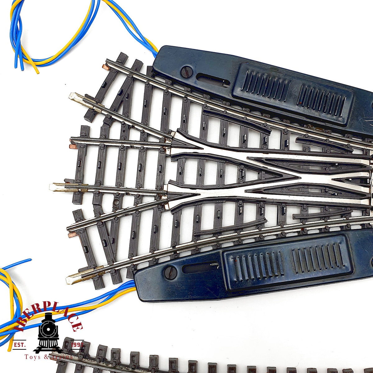 ♻️ 🛠️ Märklin K-Gleis 6x desvíos eléctricos rectos y triple vía Escala H0 1:87 AC