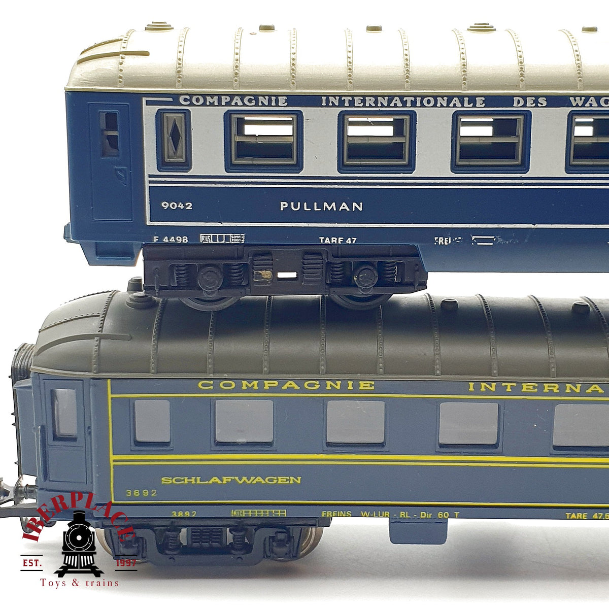 ♻️ 🚂 Lima 4x vagones CIWL Orient Express Schlafwagen Pullman DC Escala H0 1:87