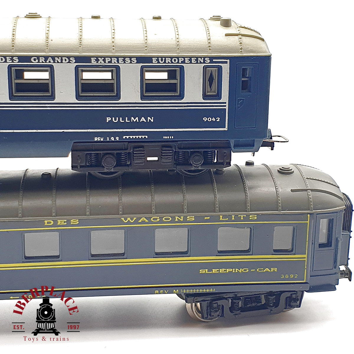 ♻️ 🚂 Lima 4x vagones CIWL Orient Express Schlafwagen Pullman DC Escala H0 1:87
