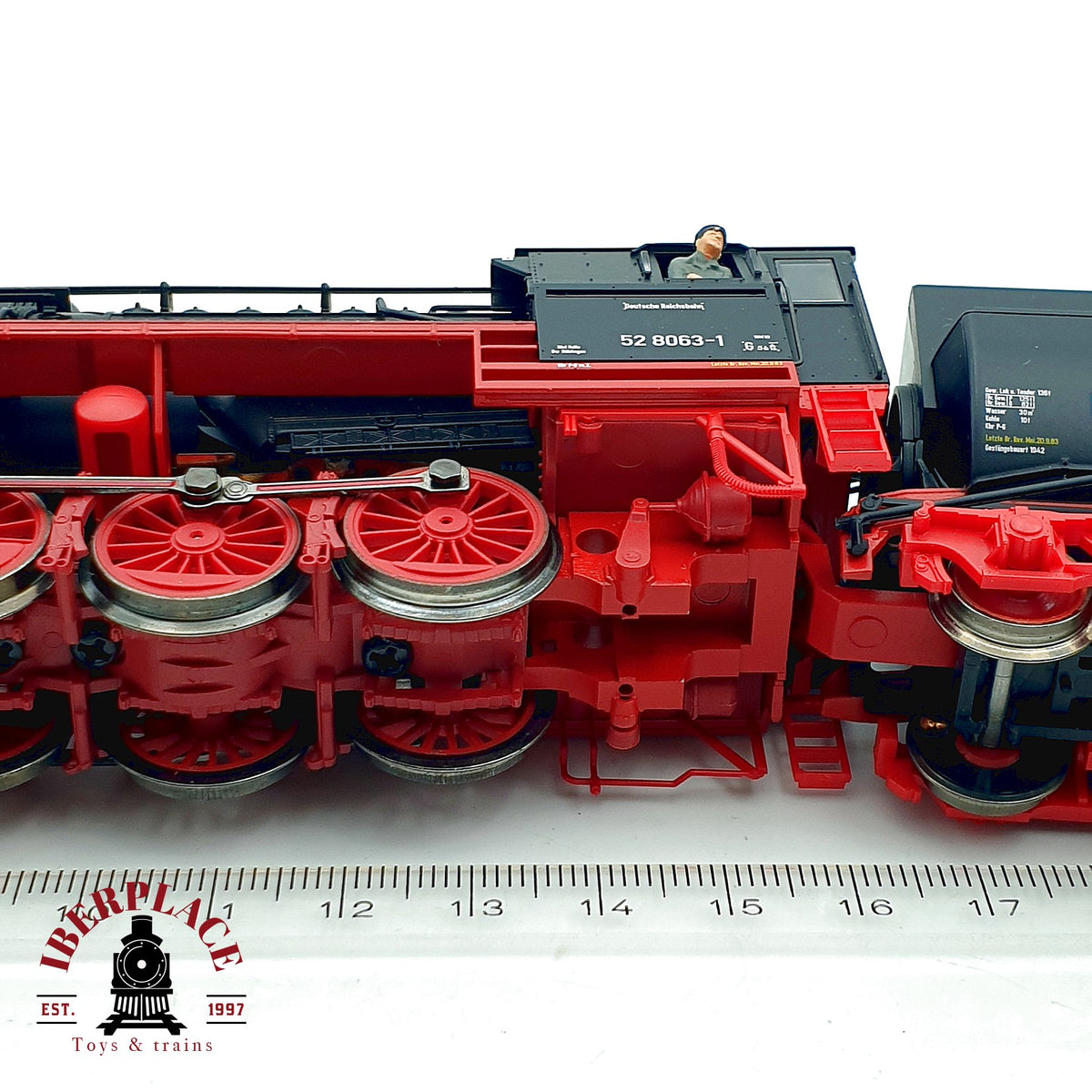 ♻️✨ Roco 62184 locomotora vapor BR 52 8063-1 Reko DR epoca IV Escala H0 1:87 DC