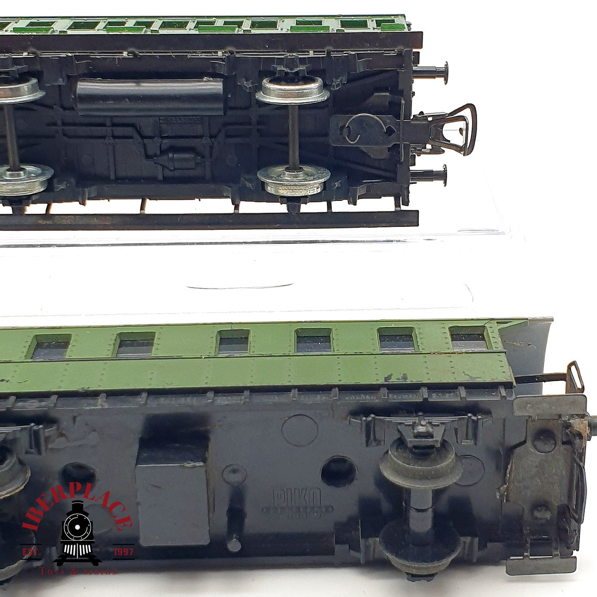♻️ 🚂PIKO 3x Locomotora Electrica E69 y 3 Vagones Pasajeros DR DB Ep II-III Escala H0 1:87