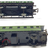 ♻️ 🚂PIKO 3x Locomotora Electrica E69 y 3 Vagones Pasajeros DR DB Ep II-III Escala H0 1:87