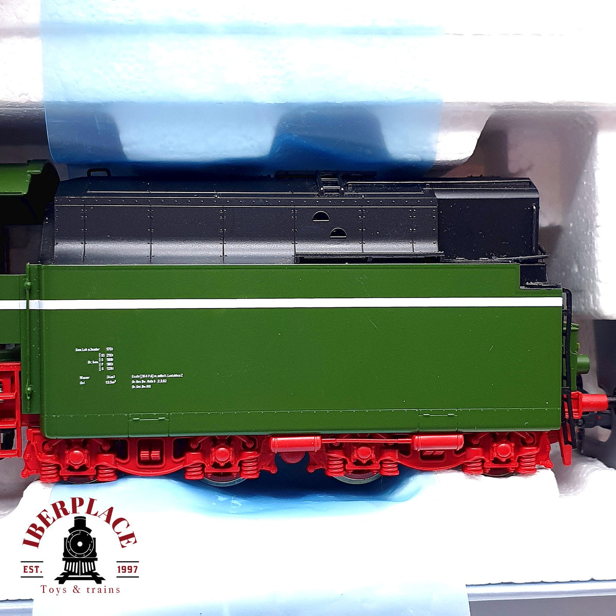 ♻️✨ Roco 63198 Locomotora Vapor DR 02 0201-0 Platin DCC Sound Escala H0 1:87