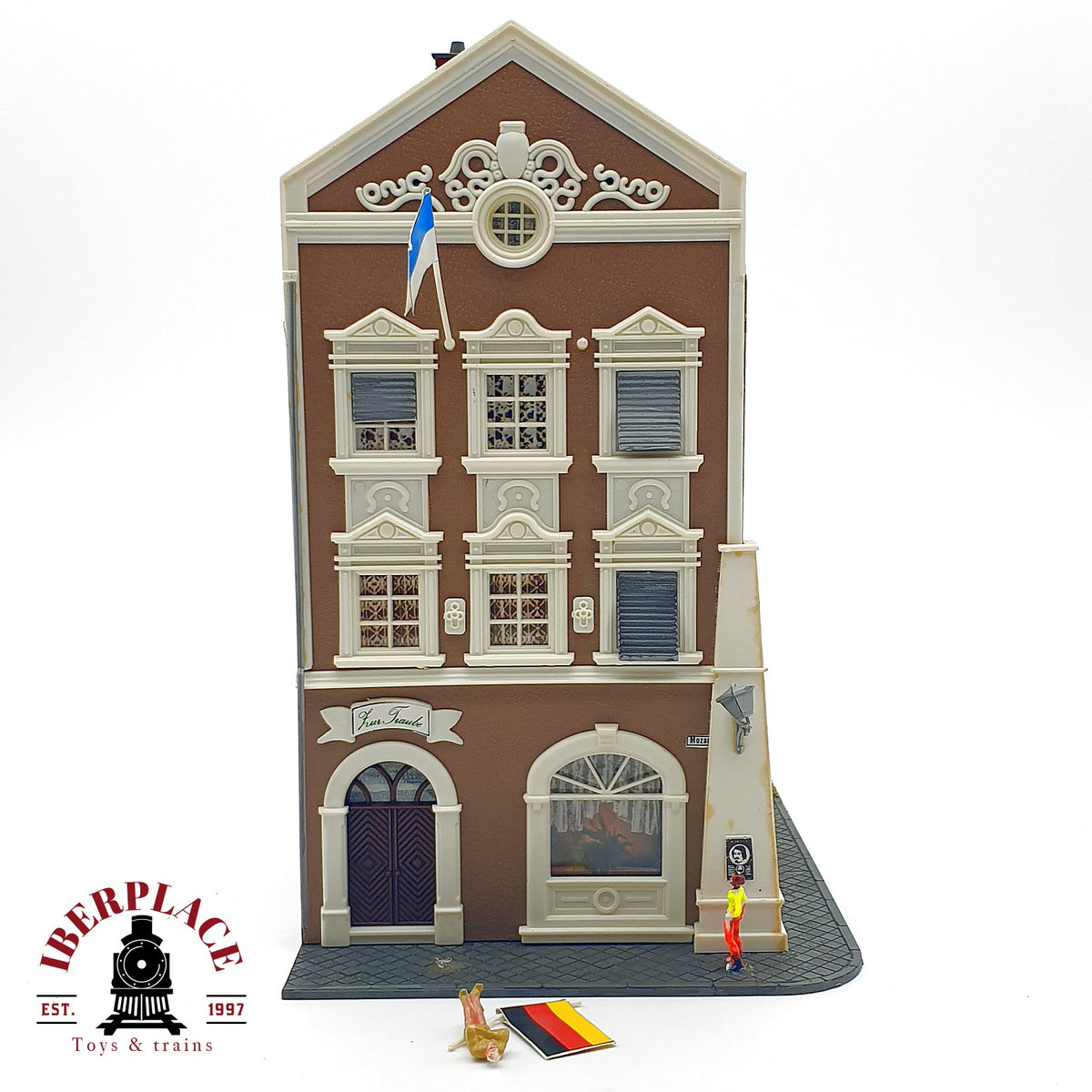 ♻️ POLA Edificio municipal con taberna edificio ciudad Escala H0 1:87
