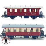 ♻️ 🚂 Roco 2x vagones pasajero y restaurante DSG DB DR Ep III Escala H0 1:87